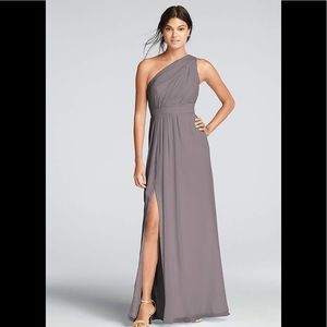 NWT David’s Bridal Portobello Chiffon Long Dress 4